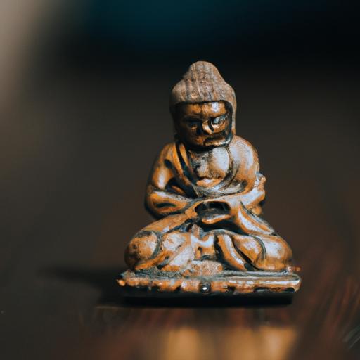 Tượng Phật Vàng cỡ nhỏ đậm nét tôn giáo